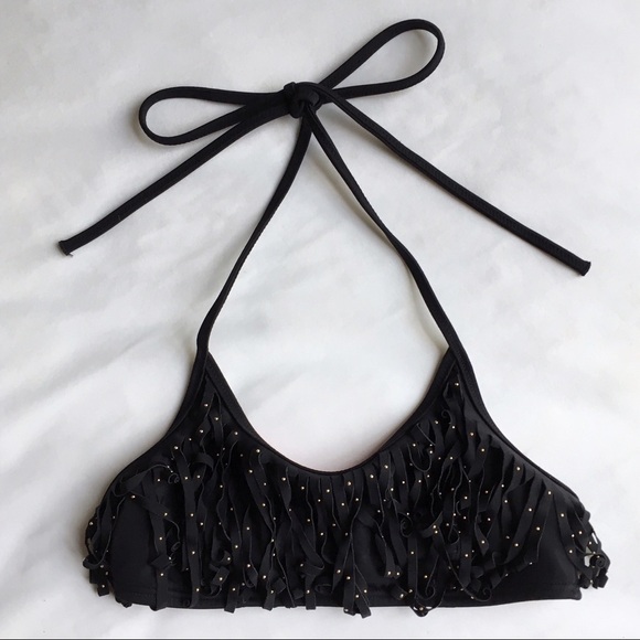 PINK Victoria's Secret Strapless & Fringe Bikini Tops - Picture 3 of 8